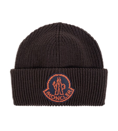 Berretto moncler logo toppa - berretto,
