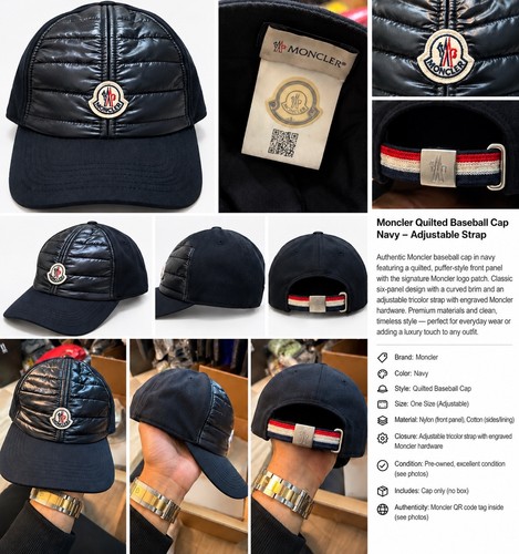 Cappello baseball moncler - cappello,