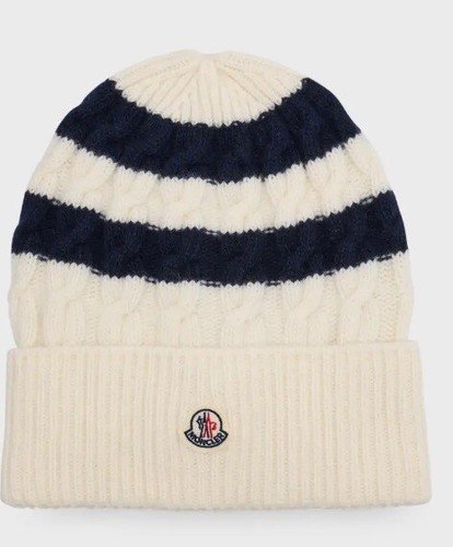 Berretto moncler blu scuro - berretto,
